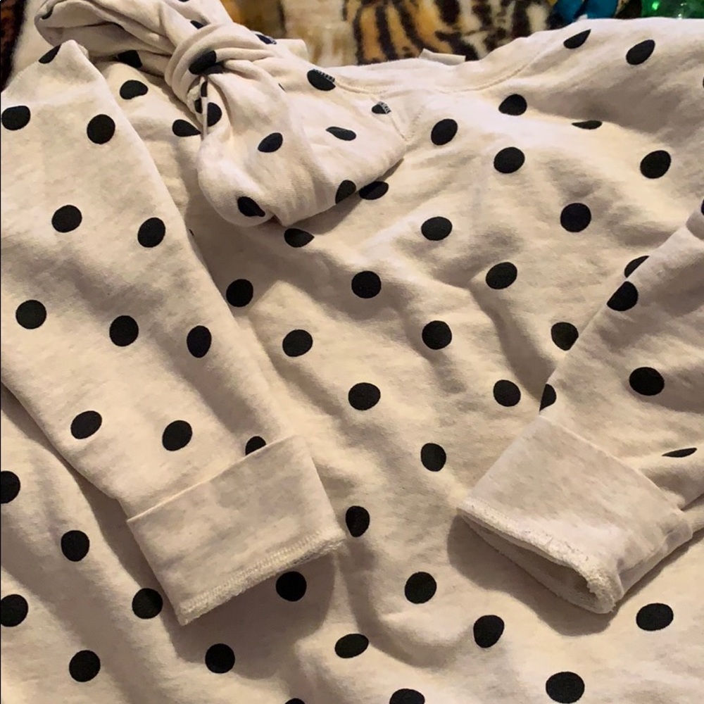 Kate Spade Oversized polka dot pullover